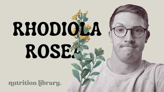 Rhodiola Rosea  The Nootropic Herb That Destroys Stress [upl. by Myo]