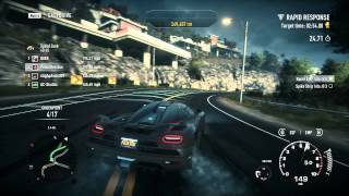 Need For Speed Rivals  Hennessey Venom GT vs Koenigsegg Agera R Rapid Response comparison [upl. by Alyosha]