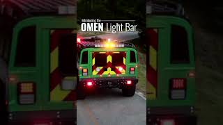 New from FireTech  Omen Warning light bar  FDIC 2023 fdic2023 firetech fireapparatus [upl. by Notyad]