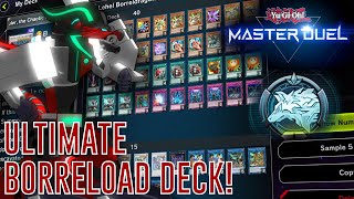 The Ultimate Top Tier killer Borreload Rokket Deck  GUIDE and Deck list  Yugioh Master Duel [upl. by Shuler]