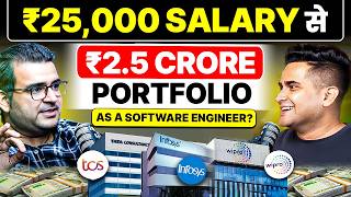 Can a Software Engineer REALLY Achieve Financial Freedom ₹25000 Salary to 25 CRORES Portfolio [upl. by Blanka620]