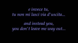 Gianluca Grignani  La mia storia tra le dita Italian and english lyrics [upl. by Delmer]