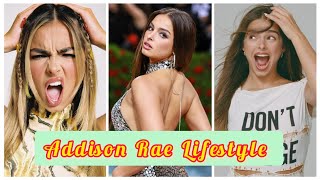 Addison Rae Lifestyle Biography Boyfriend Hobbies Net Worth Age Family Height Weight Facts [upl. by Karlyn]