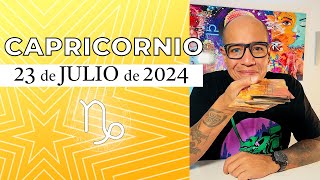 CAPRICORNIO  Horóscopo de hoy 23 de Julio 2024 [upl. by Wanda]