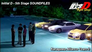 Initial D 5th Stage SOUNDFILES Kanagawa Alliance Team II [upl. by Koball]