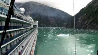 Tracy Arm Fjord Misty  Princess Cruises quotReflectionsquot 2 [upl. by Oaks]