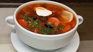 Как вкусно приготовить СолянкуСОЛЯНКА сборная мясная Классический рецепт Суп Солянка [upl. by Willdon99]