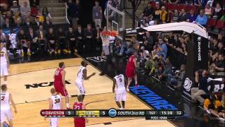 Davidson vs Iowa Tyler Kalinoski layup [upl. by Nariko]