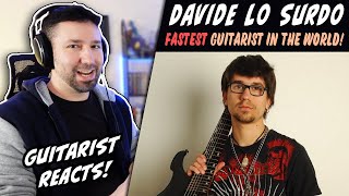 Metal Guitarist REACTS to THE FASTEST GUITARIST IN HISTORY Davide Lo Surdo  Resilience [upl. by Enileoj]