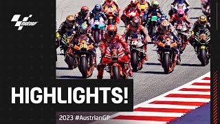 MotoGP™ Race Highlights 🔥  2023 AustrianGP 🇦🇹 [upl. by Ytirev]