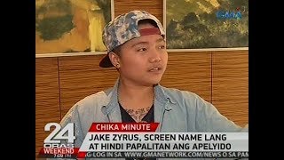 24 Oras Jake Zyrus planong sumailalim sa gender reassignment [upl. by Ahsilahk]