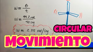 VELOCIDAD ANGULAR  Radianes y Revoluciones por Minuto RPM [upl. by Pomona]