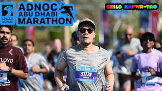 ADNOC ABU DHABI MARATHON  5Km Race Experience runinabudhabi [upl. by Walcott]