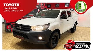 TOYOTA Hilux 24 D4D Cabina Doble GX 4x4 [upl. by Menzies811]