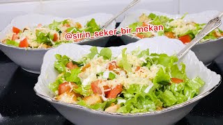 Sezar Salatı 🥗 [upl. by Llorrad]