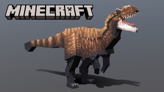 【Minecraft BE】Yutyrannus new model  Jehol Dynasty addon [upl. by Netsirc847]