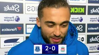 Dominic CalvertLewin amp Jordan Pickford Post Match Interview  Everton 20 Liverpool [upl. by Ysnat985]