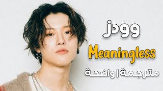 اغنية وودز quotكل شيء بلا معنىquot مترجمة العربية واضحةWOODZ MEANINGLESS ARABIC SUB [upl. by Shippee]