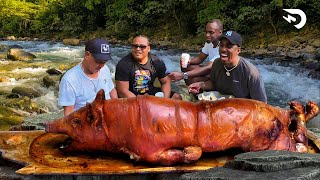 COCINANDO EL MEJOR CERDO DEL MUNDO EN UN RIO😱 EL DOTOL NASTRA [upl. by New]