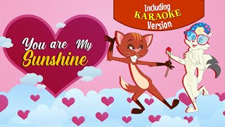 Song For Kids You Are My Sunshine Karaoke Version  Learn English by singing [upl. by Elleinwad572]