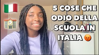 5 cose che odio sulla scuola italiana 🇮🇹 [upl. by Kielty]