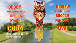 Обзор брошькулон СОВА  Review broochpendant OWL [upl. by Rafa]