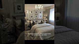 grey bedroom interior ideas and its benefits [upl. by Ardnos]