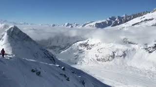 Blick auf den Aletschgletscher vom Eggishorn [upl. by Mcgrody]