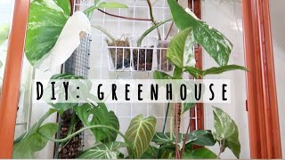 DIY  GREENHOUSE WITH AN IKEA FABRIKOR CABINET [upl. by Laural]