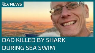 British father killed by shark while swimming off coast of Western Australia  ITV News [upl. by Adrahs117]