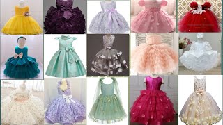 Baby party wear frocks Flower baby frockBeautiful net frock design baby frock baby gowns frock [upl. by Chicky92]