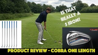 Playing golf with ONE LENGTH Cobra Forged Tec Irons [upl. by Aleafar]