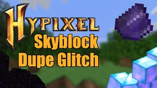 Hypixel Skyblock Duplication Glitch [upl. by Nirraj]