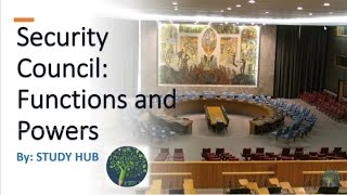 UN security Council  Powers and functions  criticism and reforrms  CSS international Relations [upl. by Lekkim]