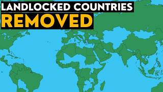 What If You Removed All Landlocked Countries [upl. by Marilou]