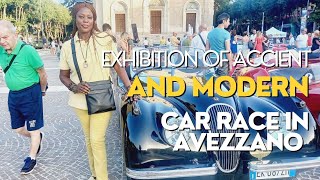 Come With Me To Exhibition Of Accient And Modern Car Race In Avezzano Italy Pt 1 [upl. by Valerle683]