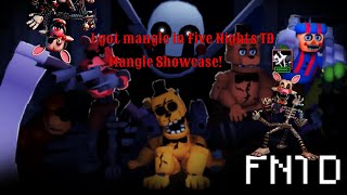 Mangle showcase Its good Five Nights TD [upl. by Rabka]