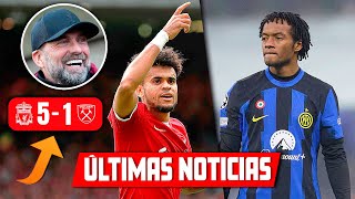 GOLEADA LUIS DIAZ a SEMIS PARTIDAZO de LIVERPOOL l CUADRADO OPERADO l JAMES CRITICAS l CUCHO VALOR [upl. by Shreve]