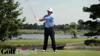 Jason Dufner Shoulder TurnSetup BasicsGolf Digest [upl. by Rialb213]