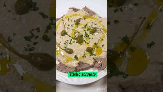 Vitello tonnato 🥩🐟tonnato vitellotonnato vitello italianfood ciboitaliano cooking foodblog [upl. by Glovsky]