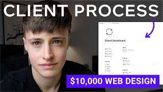 FULL client process for high ticket web design STEPBYSTEP [upl. by Nottus]