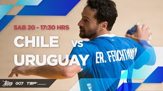 HANDBALL SCA SENIOR MASCULINO 2024  CHILE vs URUGUAY [upl. by Nnednarb583]