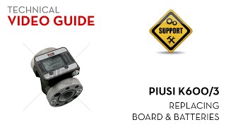 Piusi K600  Change Battery and Board [upl. by Rosol]