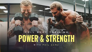 Full Body Power amp Strength Endurance Workout  Daru Strong Training [upl. by Luby]