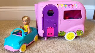 Barbie Club Chelsea Camper REVIEW [upl. by Yenruogis22]