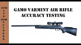 GAMO Varmint Air Rifle Accuracy Testing [upl. by Gladine]