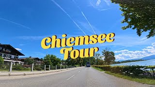 Chiemsee Tour 🏍️🏍️🏍️🏍️ chiemsee travel trending bikelife summer bayern bavaria germany [upl. by Hgielac]