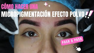 Cómo hacer unas cejas efecto polvo paso a paso [upl. by Mode840]