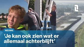 Bodem in zicht bij drooglegging Julianakanaal 👀🌊  L1 Nieuws [upl. by Valle]