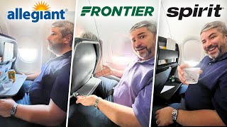 Americas WORST Airlines Allegiant vs Frontier vs Spirit [upl. by Khajeh]